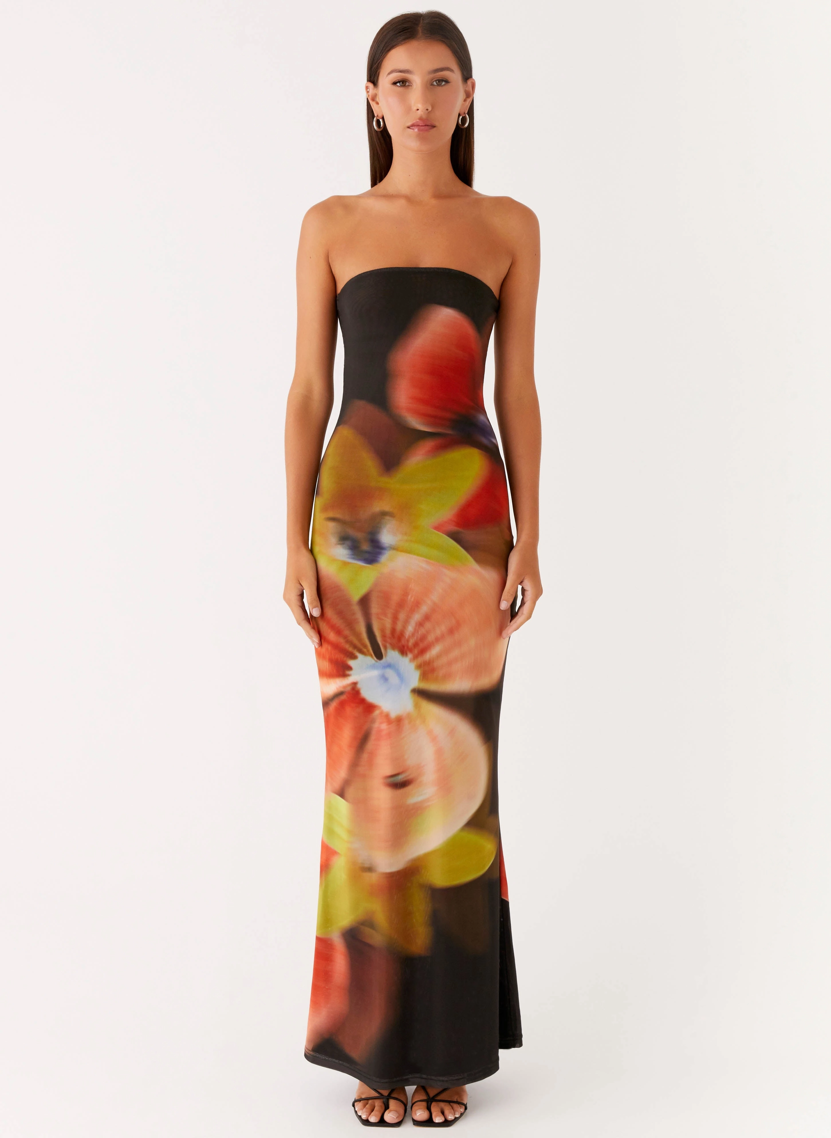 Jorja Maxi Dress - Moody Floral Smile Feel