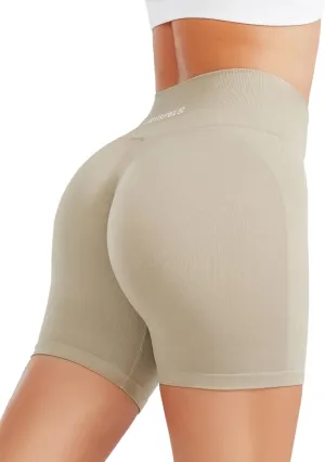 JOYSPELS Workout Shorts Women Gym Scrunch Butt Running Seamless Shorts Athletic High Waist Tummy Control