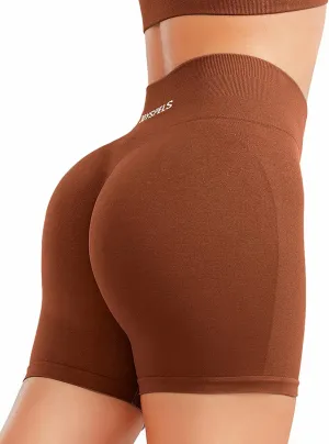 JOYSPELS Workout Shorts Women Gym Scrunch Butt Running Seamless Shorts Athletic High Waist Tummy Control