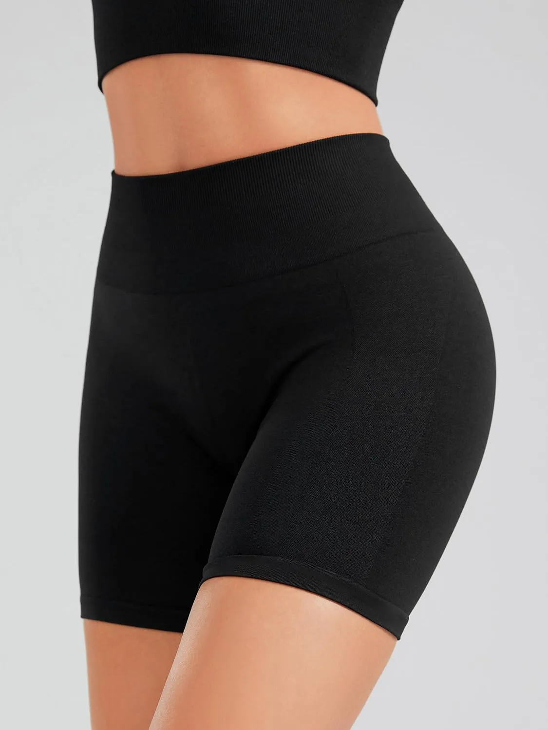 JOYSPELS Workout Shorts Women Gym Scrunch Butt Running Seamless Shorts Athletic High Waist Tummy Control