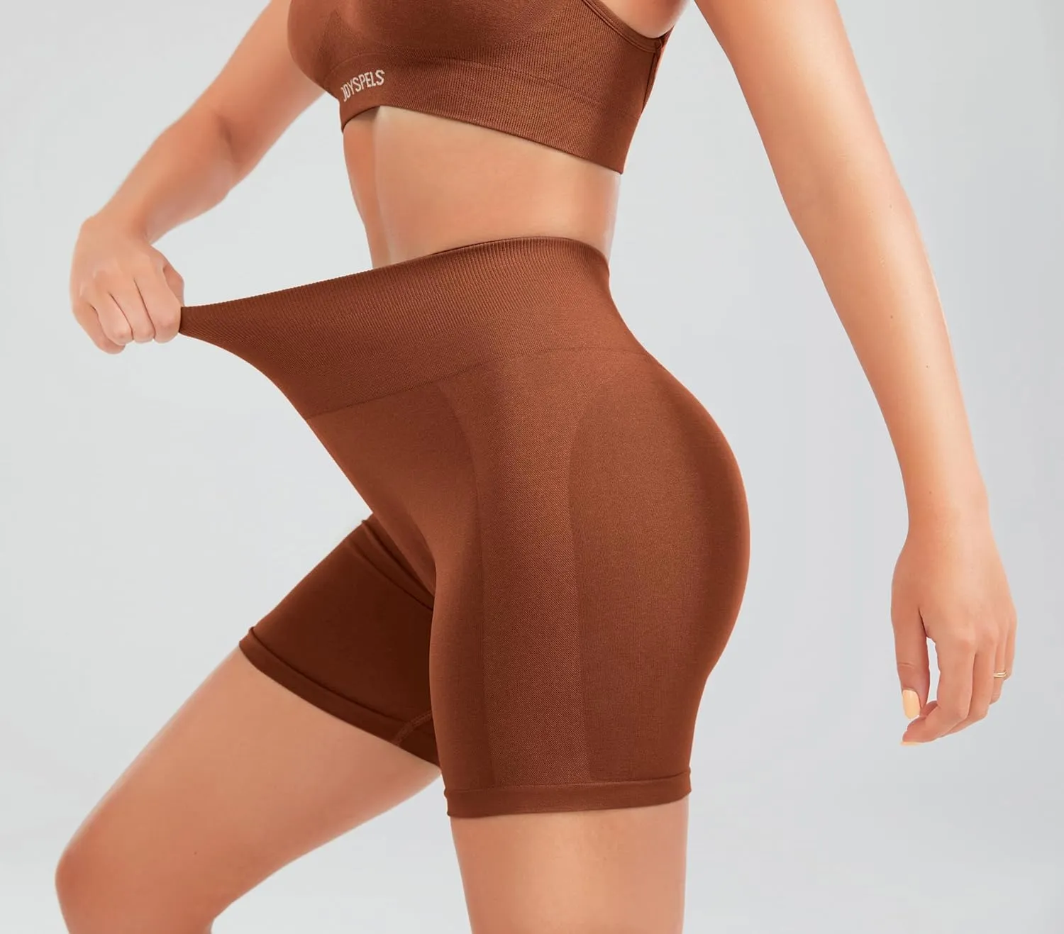 JOYSPELS Workout Shorts Women Gym Scrunch Butt Running Seamless Shorts Athletic High Waist Tummy Control