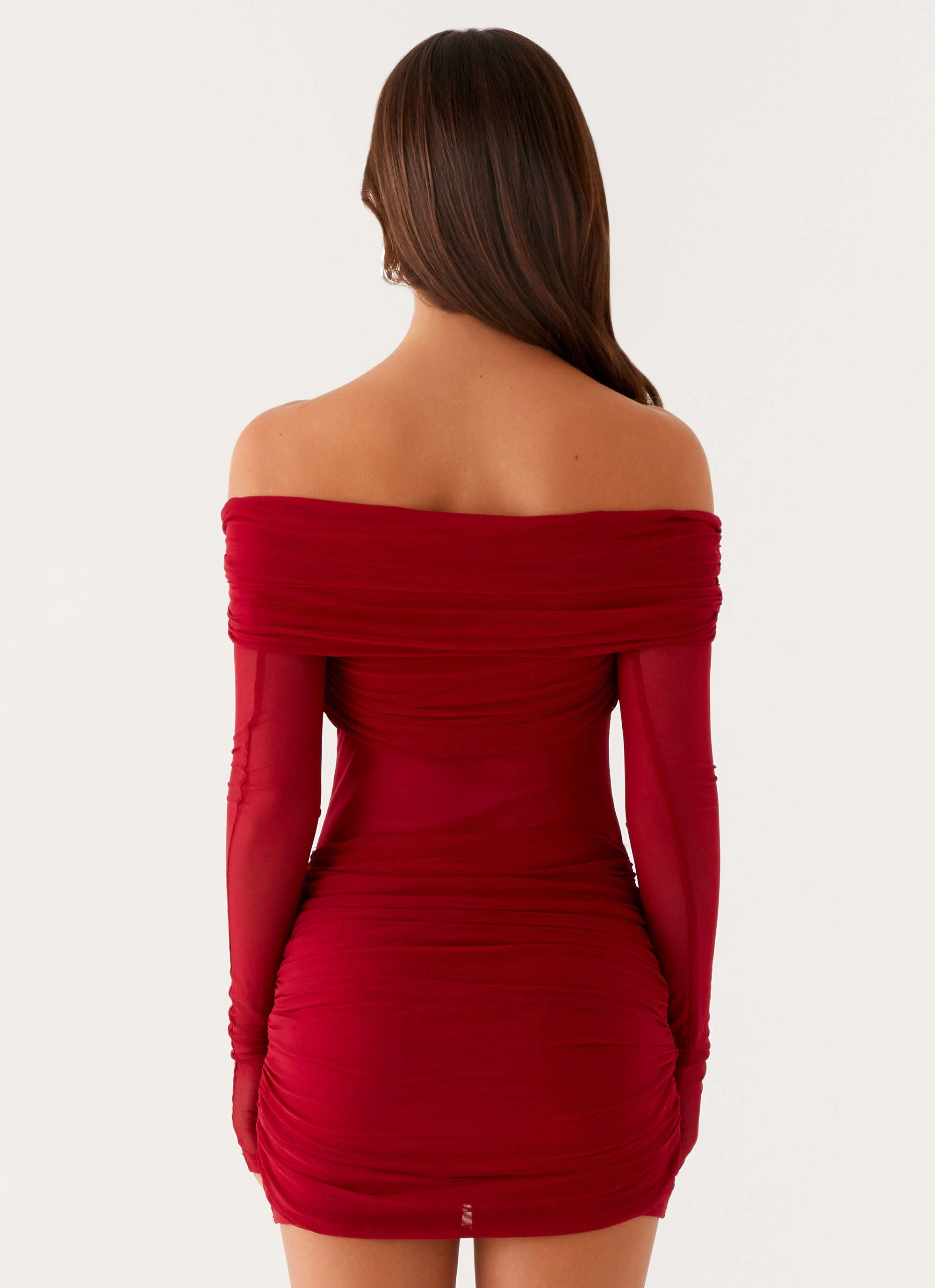 Jules Mini Dress - Raspberry Climate-Adaptive