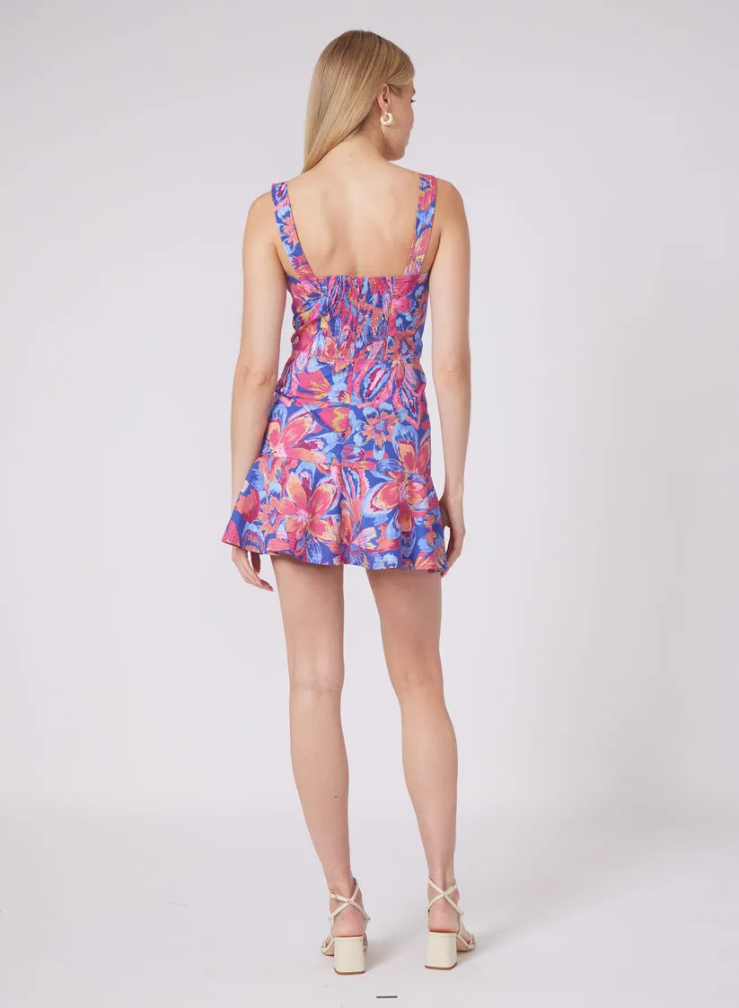 Julia Dress in Nantucket Pookie Smart and Elegant Chill Base