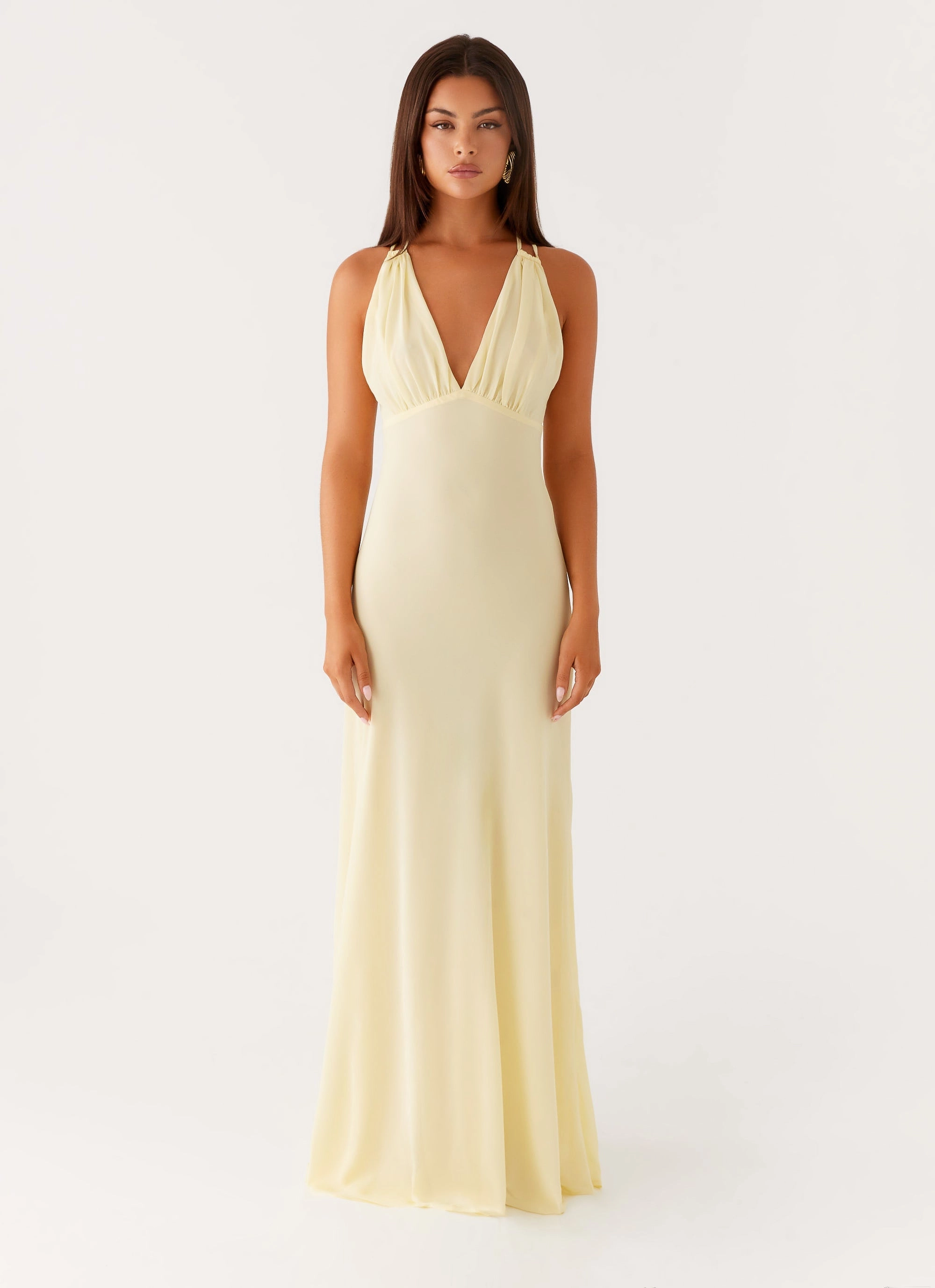 Simple Ease Kacia Maxi Dress - Lemon
