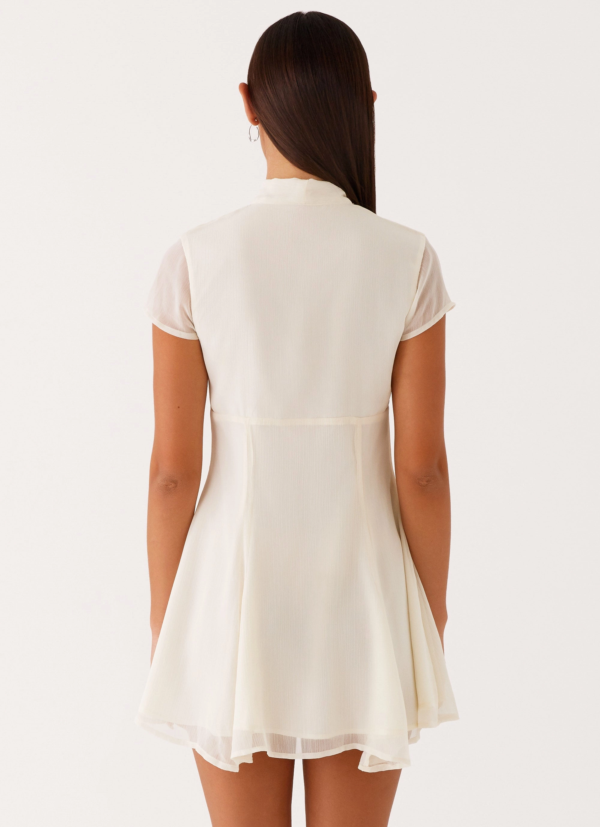Bridal-Shower Karling Mini Dress - Ivory