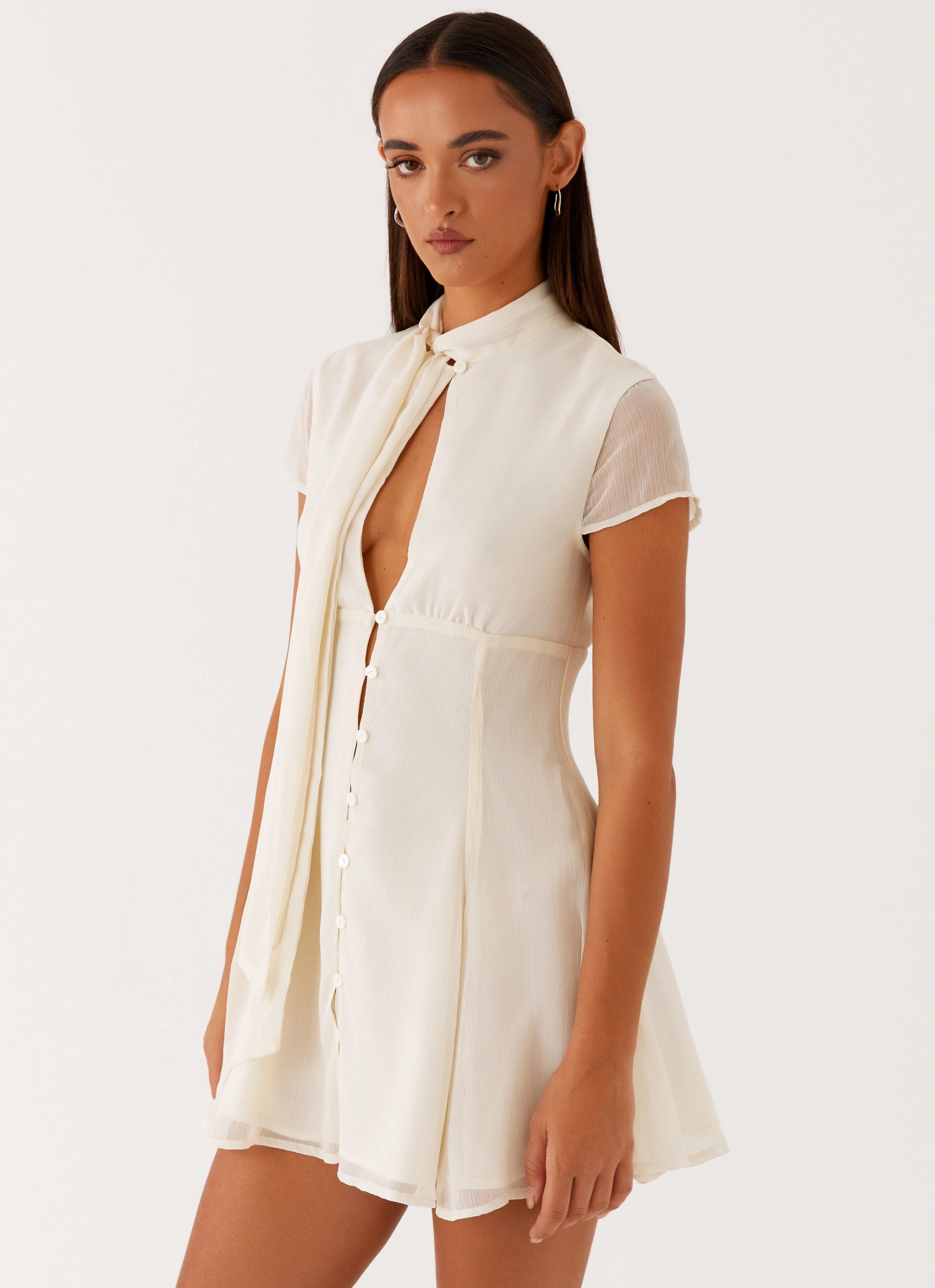 Cozy Wear Karling Mini Dress - Ivory