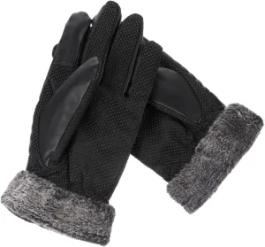 KESYOO 1 Pair Gloves Camo Lace Sheer Phone Warmers Accessories Krueger Touchscreen Goggles Men Cold Riding Winter Hand Driving Liner Snow Para Hombre The Mitten Mittens Leather Black