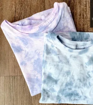 Kids bleach tie dye t shirts