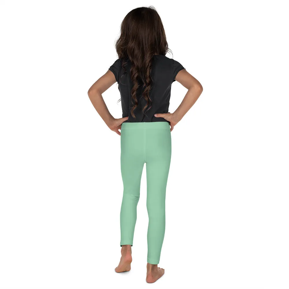 Kids' Girls Yoga Pants Workout Leggings Jiu-Jitsu 010 - Vista Blue