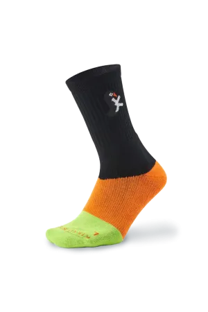 Kikko Socks Athlete Crew II (Orange Green)