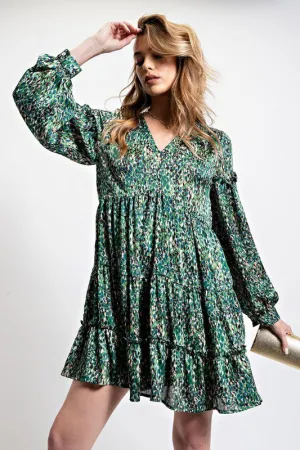 KIM LEOPARD/ANIMAL PRINTED DRESS Modern Dressings KIM LEOPARD/ANIMAL PRINTED DRESS Sporty-Look