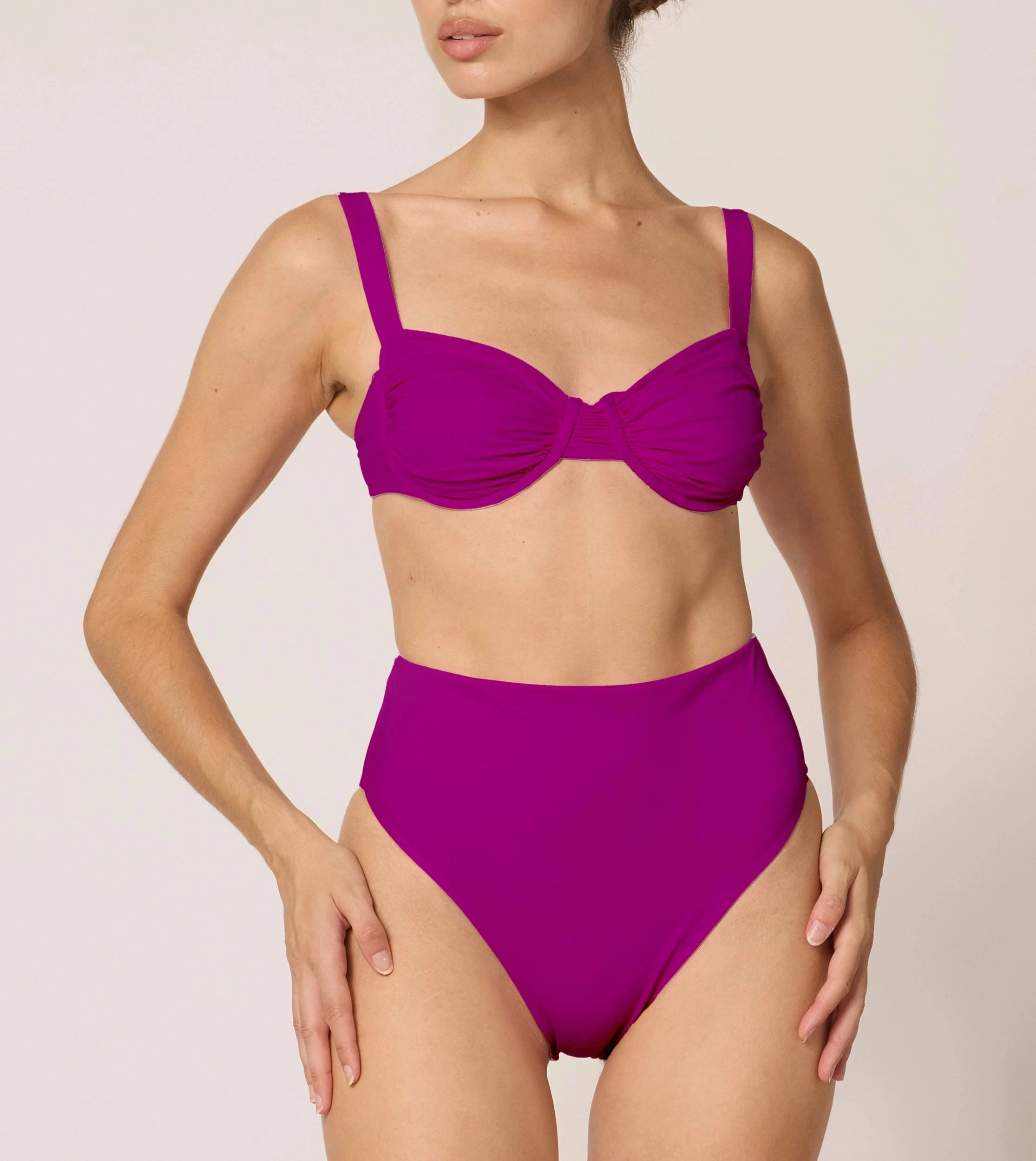Kimber Bottom | Deep Orchid Flexible Back Design Tropical Paradise