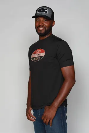 Kimes Ranch Mens American Standard Tee Black Polyester S/S T-Shirt Chic Fashion Neutral Toned Stitching Kimes Ranch Mens American Standard Tee Black Polyester S/S T-Shirt