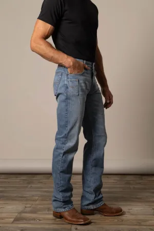Kimes Ranch Mens Barney Light Wash 100% Cotton Jeans Classic Touch Classic Fit Classic Wear Textured Kimes Ranch Mens Barney Light Wash 100% Cotton Jeans