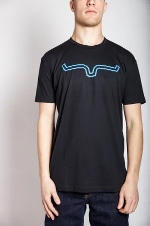 Kimes Ranch Mens Outlier Tee T-Shirt Black Cotton Blend S/S Premium Fabric Kimes Ranch Mens Outlier Tee T-Shirt Black Cotton Blend S/S Quick Release Placket
