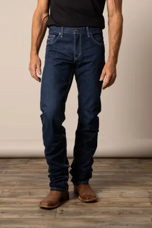 Kimes Ranch Mens Thomas Blue 100% Cotton Jeans Gusseted Crotch Kimes Ranch Mens Thomas Blue 100% Cotton Jeans Seasonal piece Morning Stroll Professional Wear Brunch Outfit
