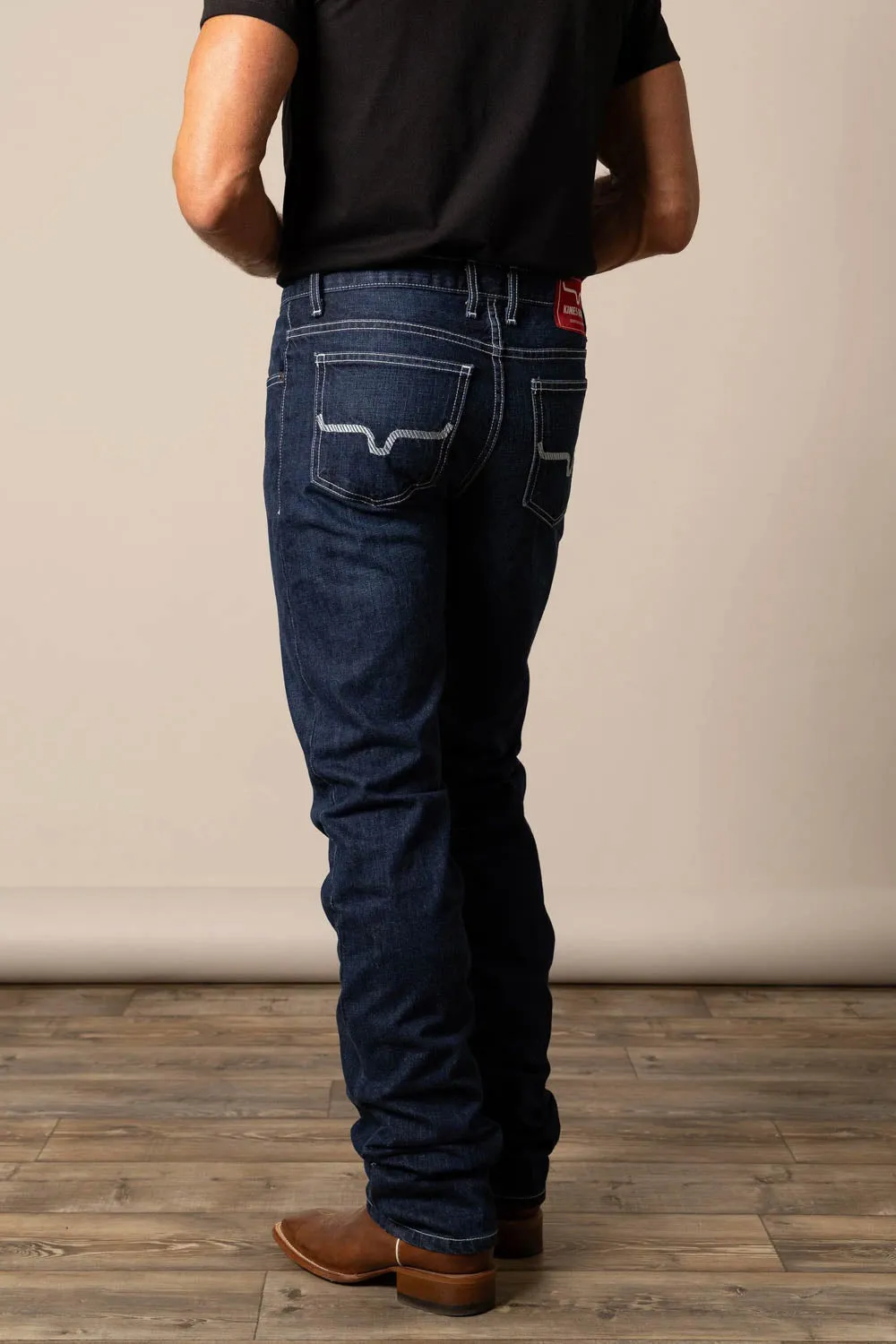Garment Washed Softness Kimes Ranch Mens Thomas Blue 100% Cotton Jeans