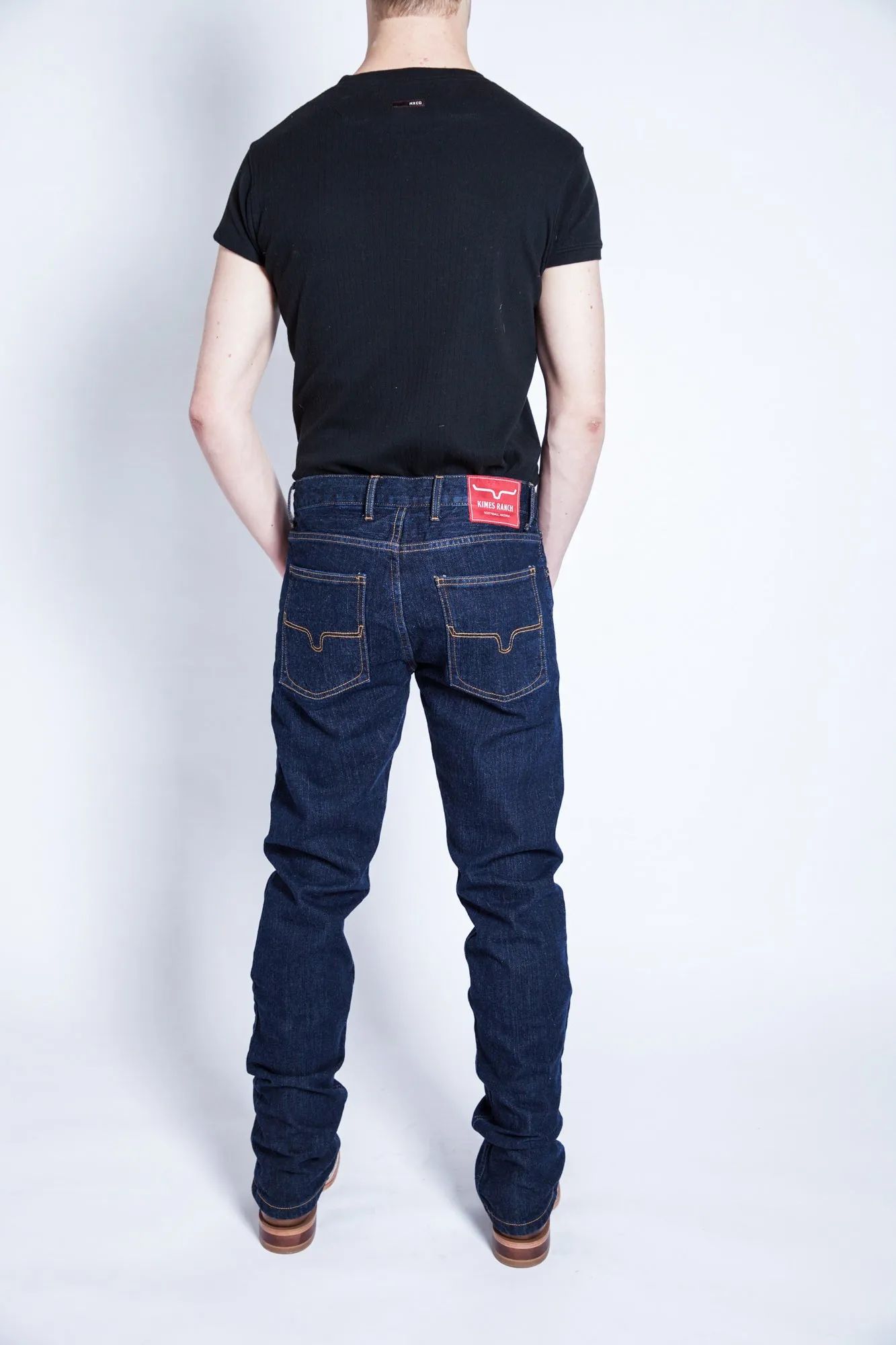 Kimes Ranch Mens Wayne Jeans Blue Cotton Blend Slim Fit Winter Warmth Sustainable