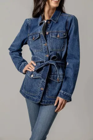 Kimes Ranch Womens Becca Denim Antique Wash Cotton Blend Cotton Jacket Smart Style Kimes Ranch Womens Becca Denim Antique Wash Cotton Blend Cotton Jacket Streetwear Fan Premium Versatile Waist Design