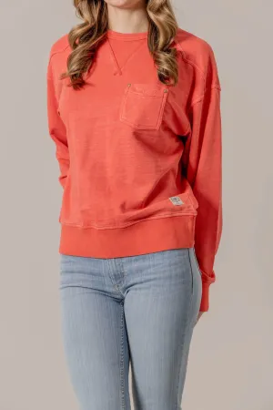 Kimes Ranch Womens Gina Red Cotton Blend Sweatshirt Urban Function Daily Musthave Kimes Ranch Womens Gina Red Cotton Blend Sweatshirt