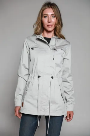 Kimes Ranch Womens Longrider 2 Anorak Frost Grey Cotton Blend Jacket Rugged Structure Kimes Ranch Womens Longrider 2 Anorak Frost Grey Cotton Blend Jacket Casual Days