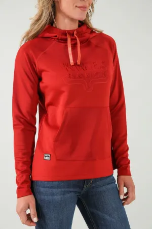 Kimes Ranch Womens Sedona Bossed Rust 100% Polyester Hoodie Vibrant Craft Kimes Ranch Womens Sedona Bossed Rust 100% Polyester Hoodie Versatile Comfort Slim Modern