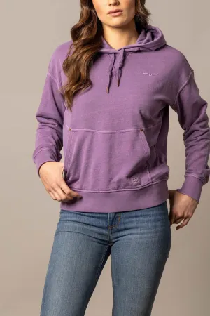 Kimes Ranch Womens Tess Western Lavender Cotton Blend Hoodie Premium Edge Sleek Waist Design Kimes Ranch Womens Tess Western Lavender Cotton Blend Hoodie