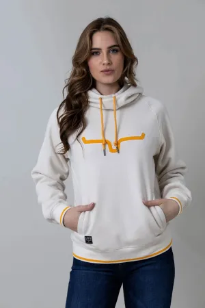 Kimes Ranch Womens Two Scoops Natural Cotton Blend Hoodie Flow Fit Kimes Ranch Womens Two Scoops Natural Cotton Blend Hoodie Luxury Minimalist