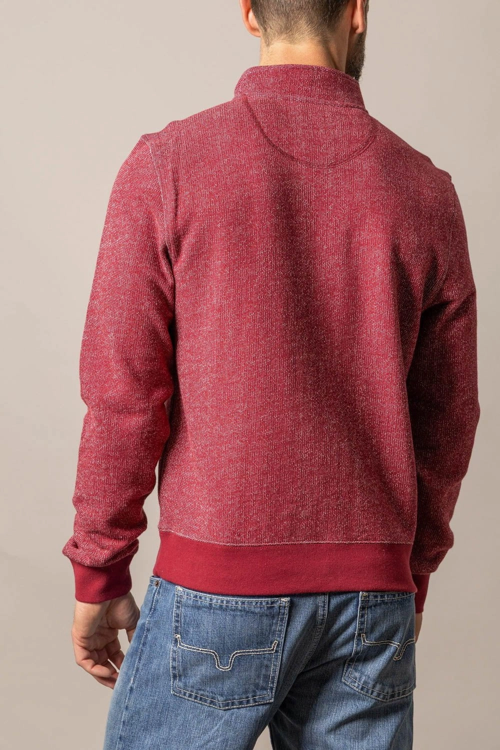 Kimes Ranch Mens Kingswell Red 100% Cotton Sweatshirt Active Layering Iconic look