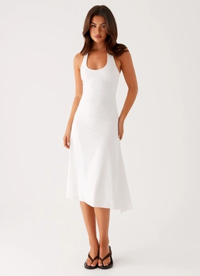 Klyne Midi Dress - Ivory Cool Comfort Klyne Midi Dress - Ivory Style Upgrade
