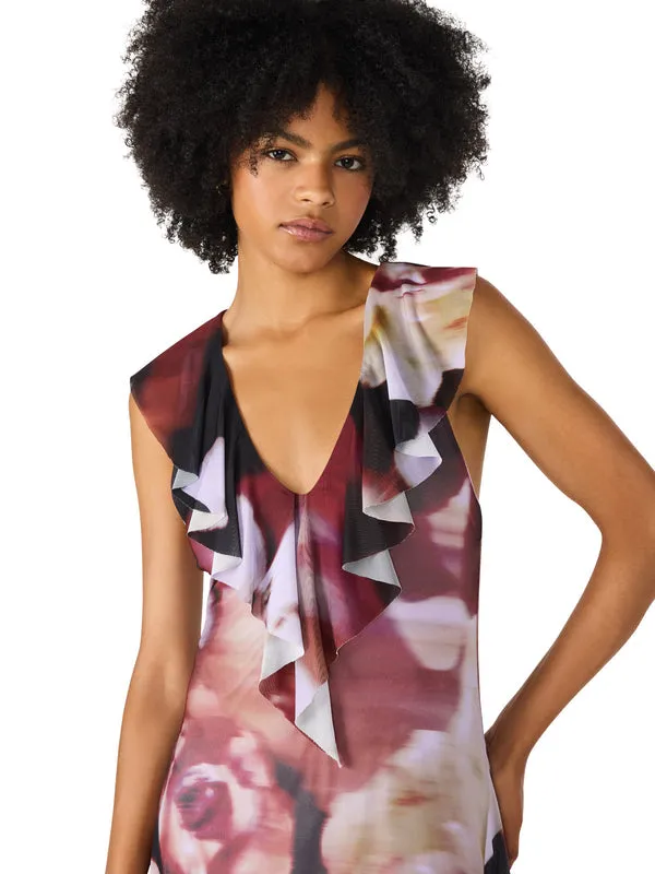 Kora Dress in Mesa Rose Work Favorite