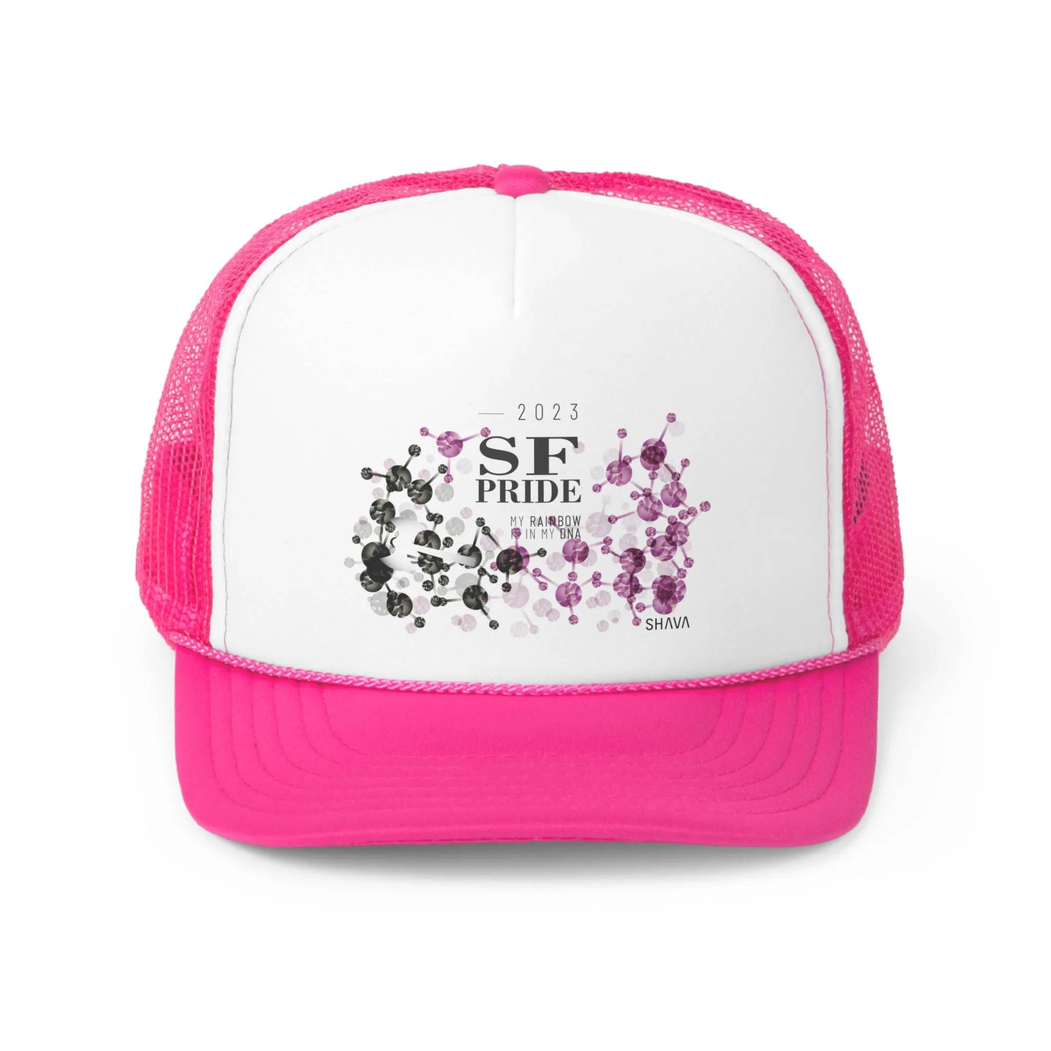 Labrys Lesbian Flag Trucker Caps San Francisco Pride - My Rainbow is In My DNA
