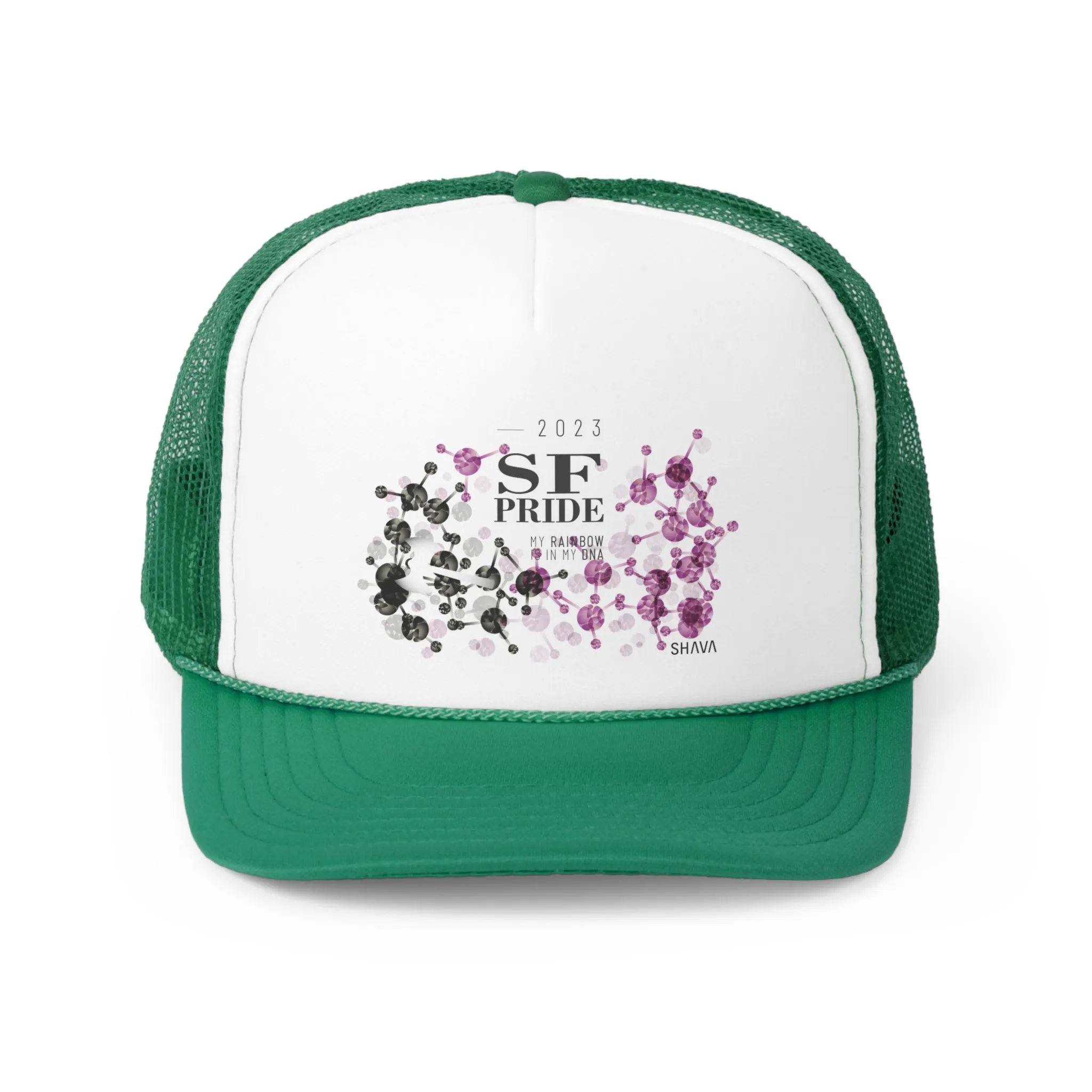 Labrys Lesbian Flag Trucker Caps San Francisco Pride - My Rainbow is In My DNA