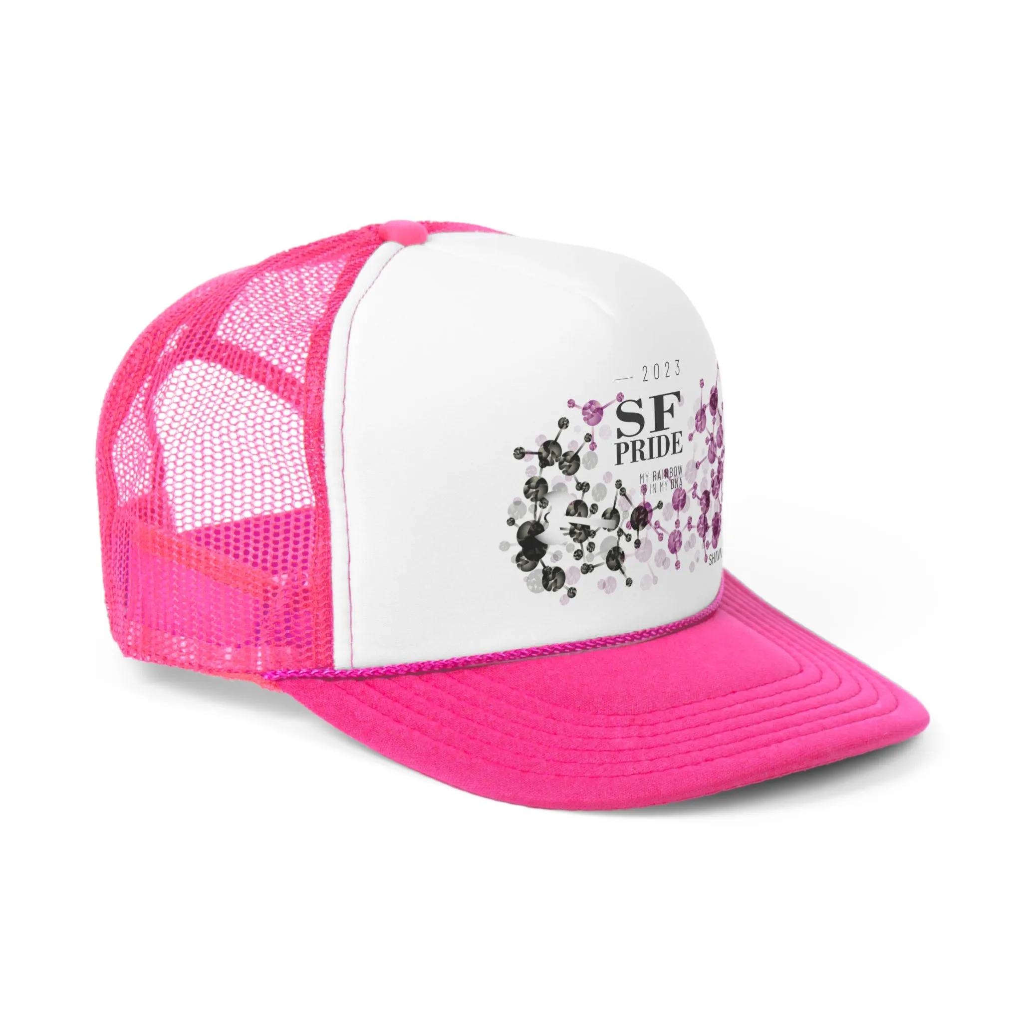 Labrys Lesbian Flag Trucker Caps San Francisco Pride - My Rainbow is In My DNA
