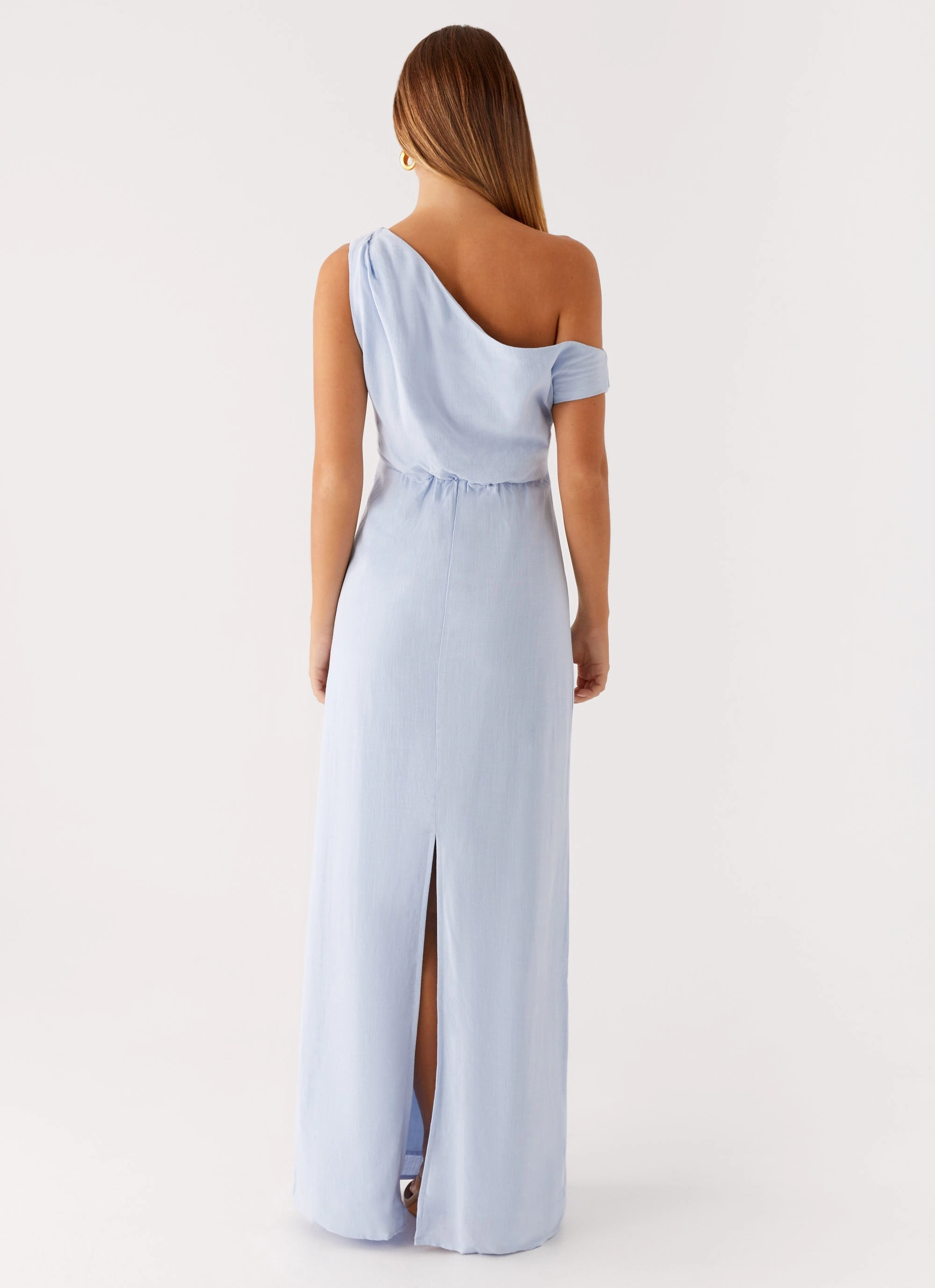 Lady Love Linen Maxi Dress - Blue Comfortable texture
