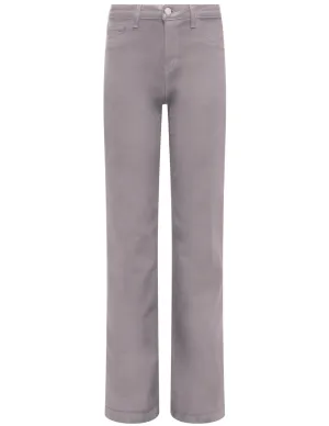 L'AGENCE Clayton High Rise Wide Leg Coated Jeans in Driftwood Coated Premium Cotton Blend Fashion Focus L'AGENCE Clayton High Rise Wide Leg Coated Jeans in Driftwood Coated