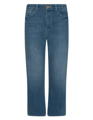 L'AGENCE June High Rise Cropped Stovepipe Jean in Fresno Sporty Silhouette L'AGENCE June High Rise Cropped Stovepipe Jean in Fresno Modern Minimalist Creative Look