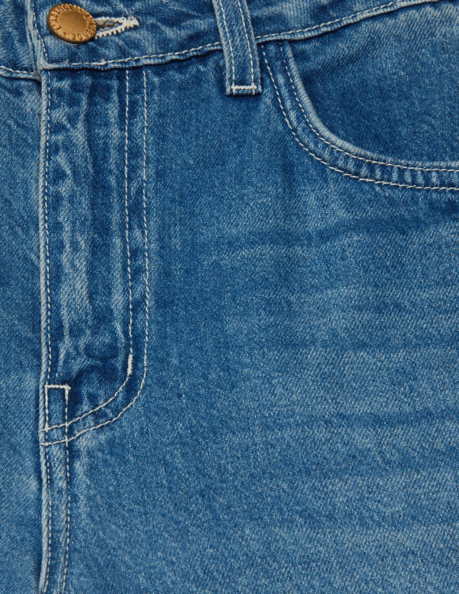 L'AGENCE June High Rise Cropped Stovepipe Jean in Fresno Lightweight Morning Stroll Durable