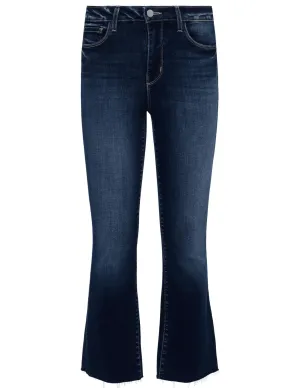 L'Agence Kendra High Rise Crop Flare Jean In Columbia Soft Mood Low Impact Processing L'Agence Kendra High Rise Crop Flare Jean In Columbia