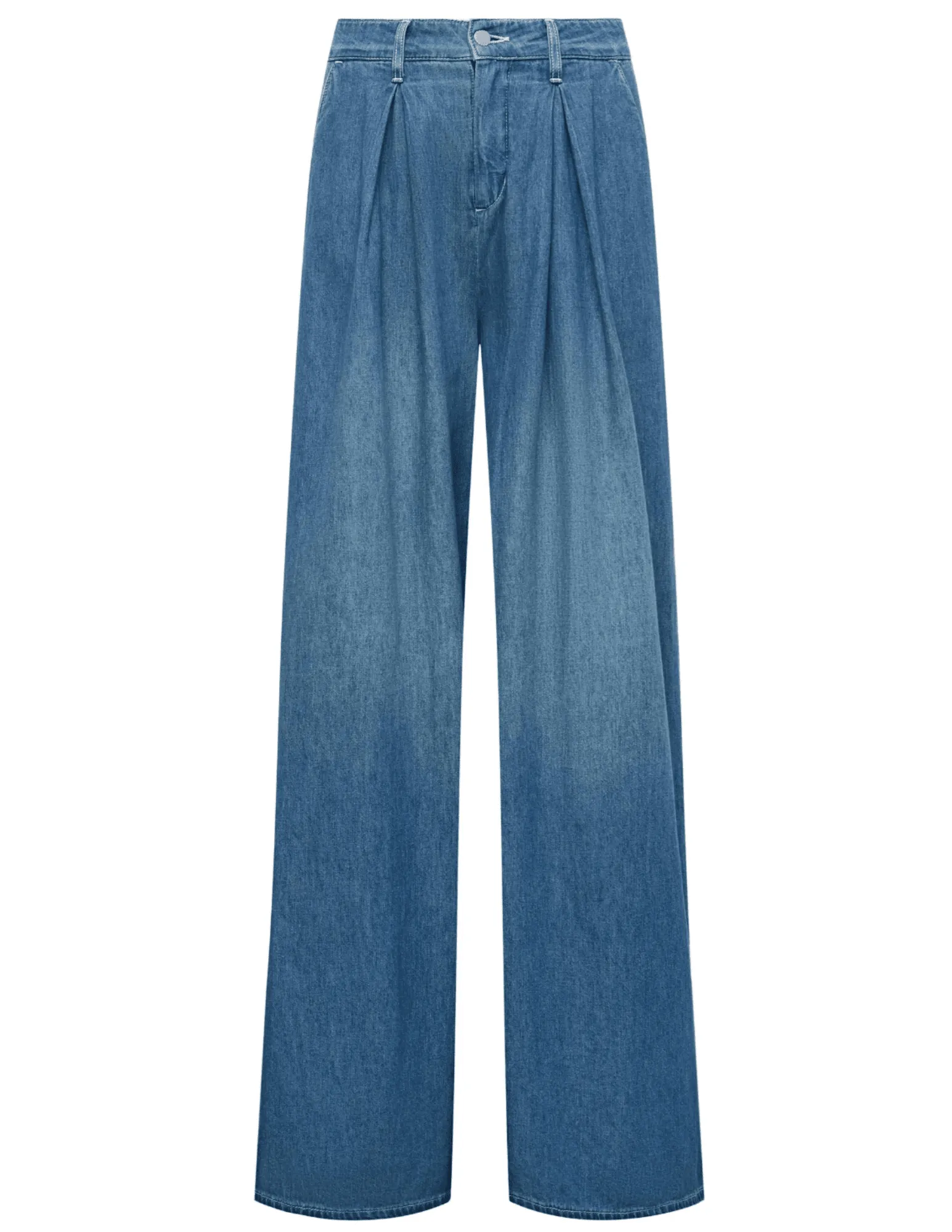 L'AGENCE Lorenza High Rise Palazzo Jeans in Saratoga Minimal Aesthetic