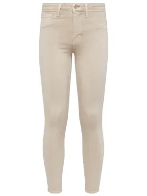 L'AGENCE Margot High Rise Skinny Jeans In Biscuit Easy Option Smart Design L'AGENCE Margot High Rise Skinny Jeans In Biscuit