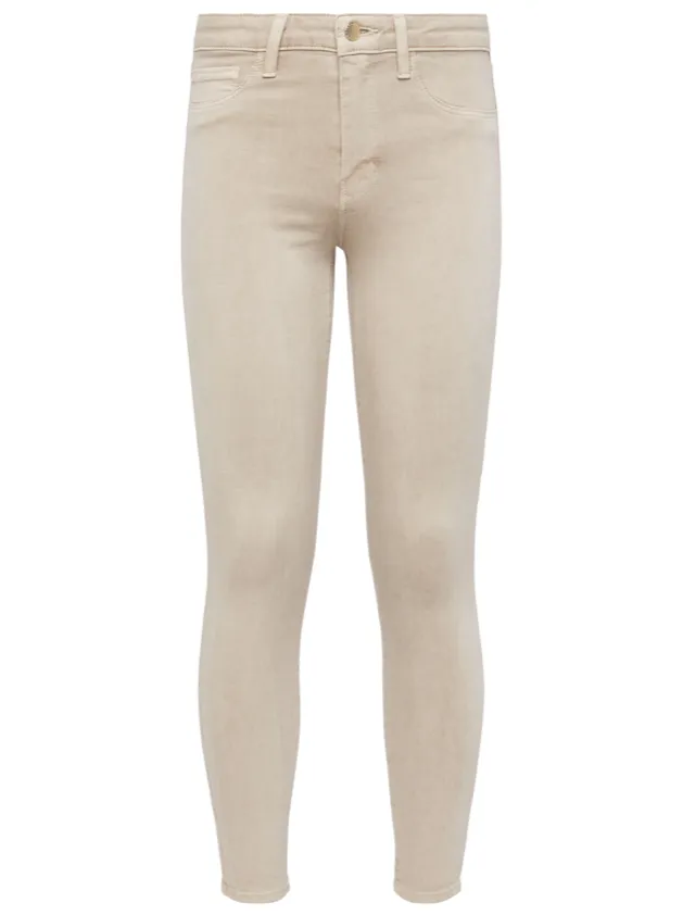 Smart Design L'AGENCE Margot High Rise Skinny Jeans In Biscuit