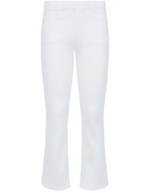 L??AGENCE Noya Cropped Slim Flare Jeans in Blanc Trendy Finish High-Quality Fit Daily Function L??AGENCE Noya Cropped Slim Flare Jeans in Blanc