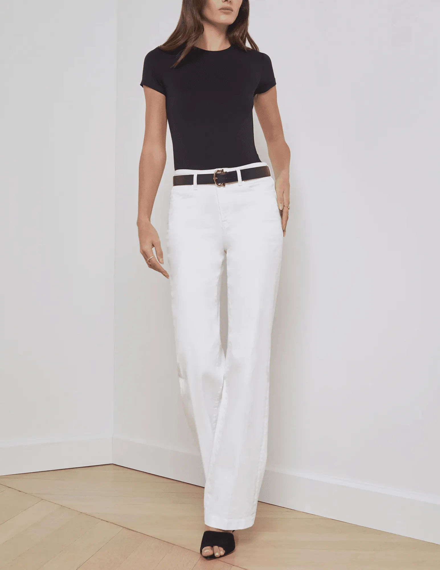 L'Agence Ressi Crew Neck Tee Wedding Practical Wear