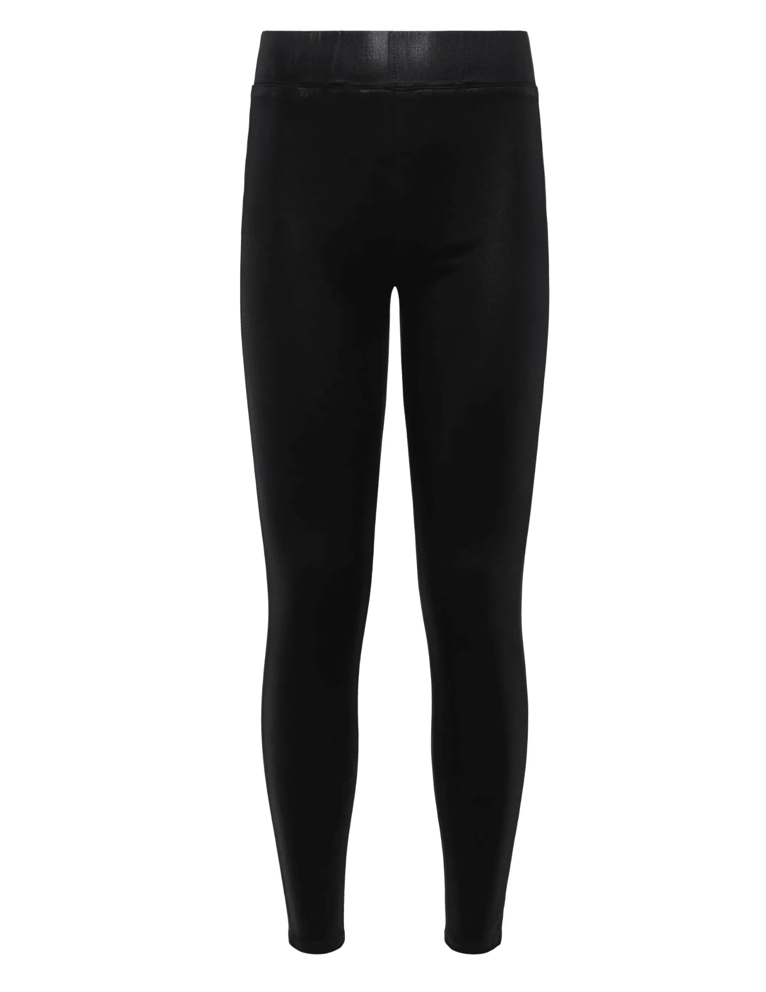 L'AGENCE Rochelle Coated Pull On Jean In Noir Coated Teen Outfit Nature Lover Unisex Wear