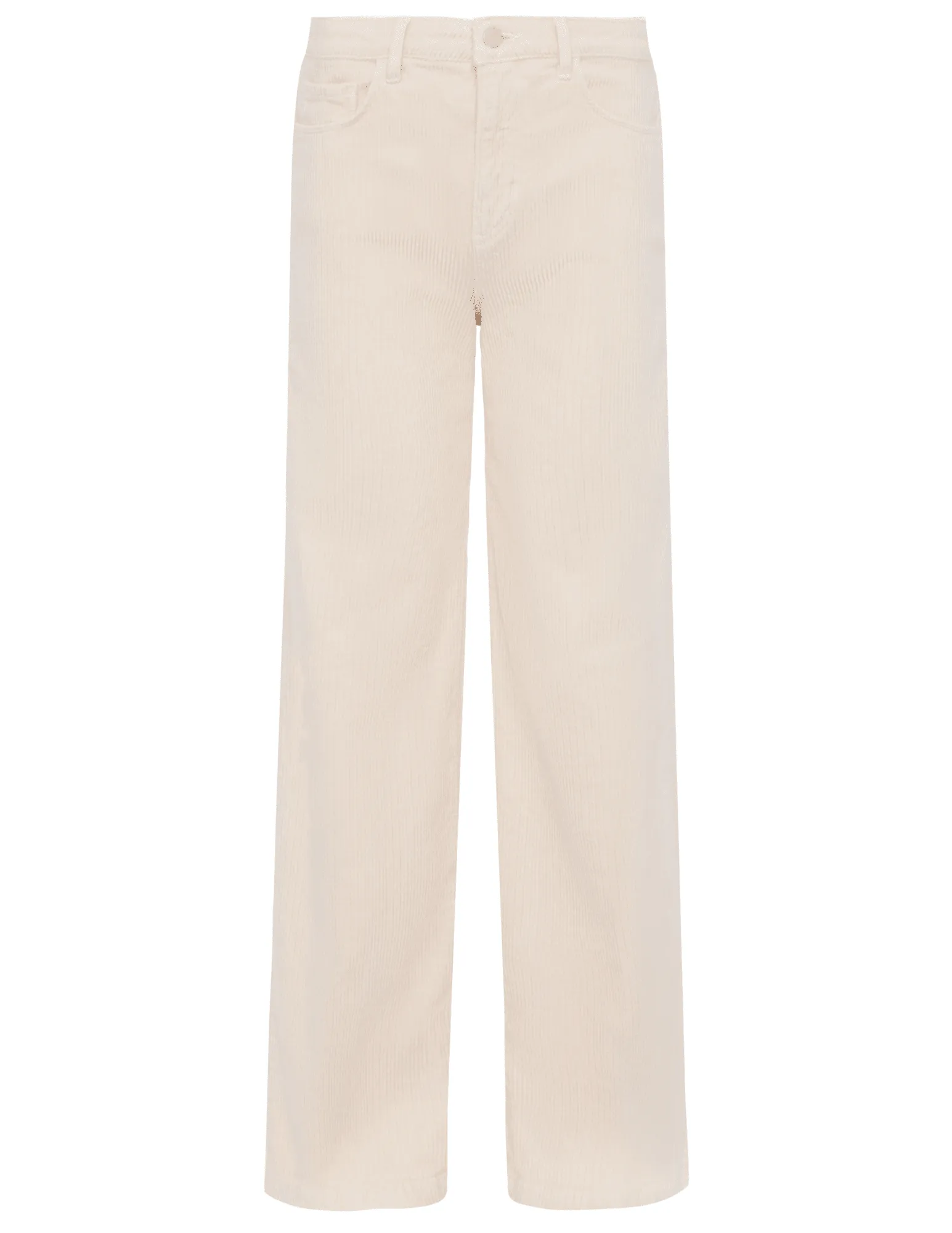 Light Layers Smart Casual Spring Mood Formal L'AGENCE Scottie Corduroy High Rise Wide Leg Jeans in French Vanilla