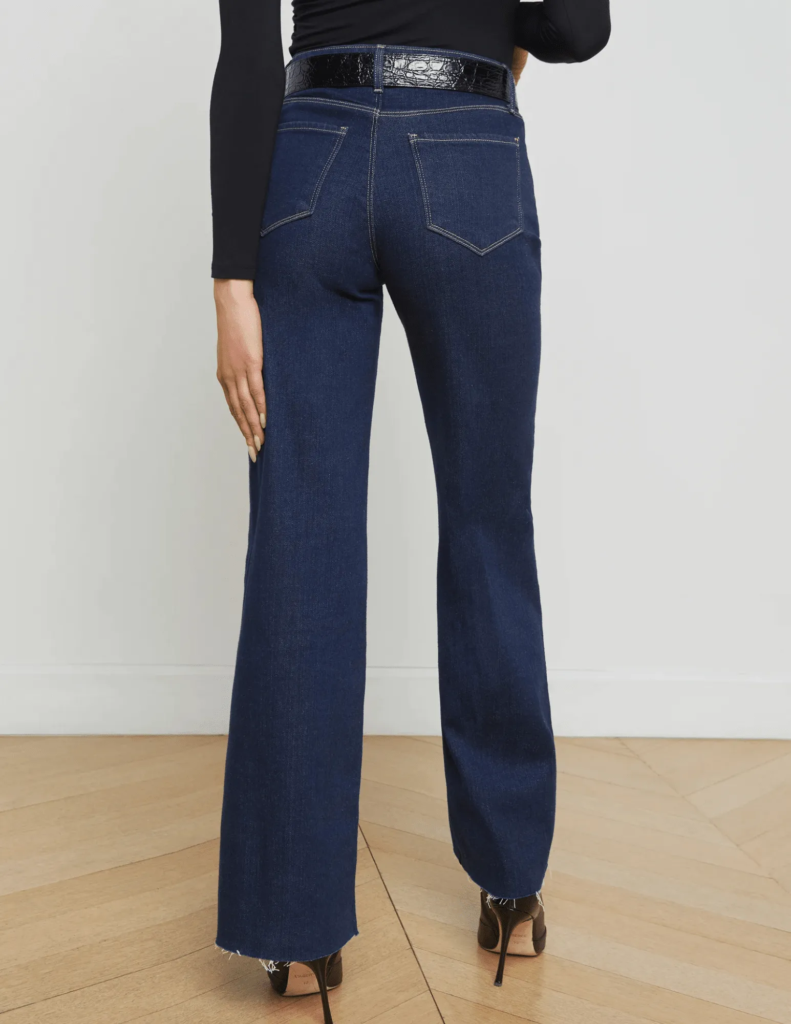 Comfortable Appearance Comfy Tailoring L??AGENCE Scottie High Rise Wide Leg Jeans in Koval