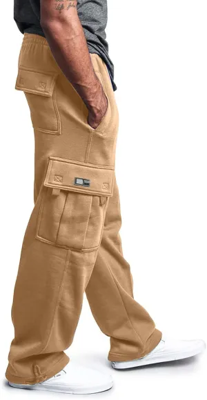 LCMTWX Mens Joggers Solid Pants Casual Jogging Sports Elastic with Pockets Men's Men's Pants Athletic Loose Fit