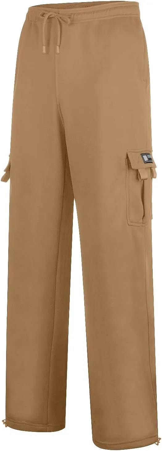 LCMTWX Mens Joggers Solid Pants Casual Jogging Sports Elastic with Pockets Men's Men's Pants Athletic Loose Fit