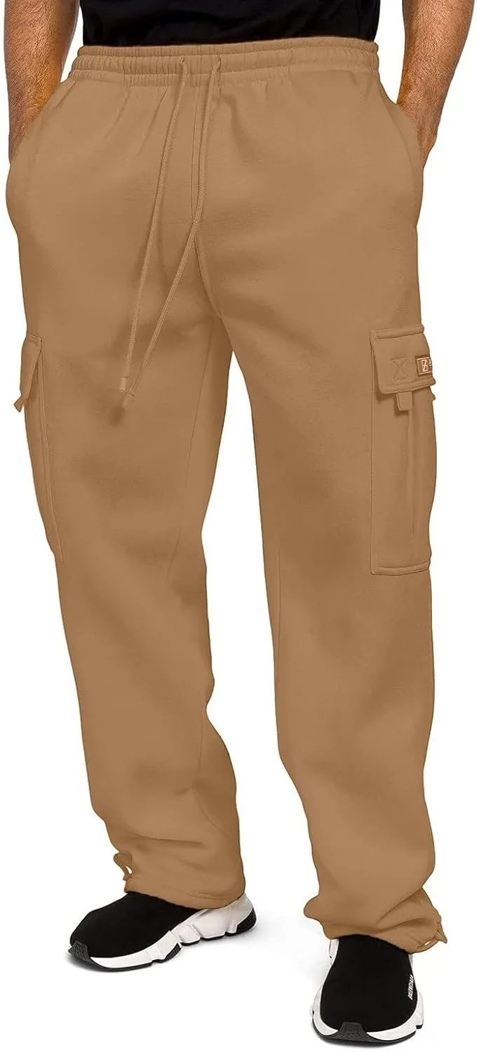 LCMTWX Mens Joggers Solid Pants Casual Jogging Sports Elastic with Pockets Men's Men's Pants Athletic Loose Fit